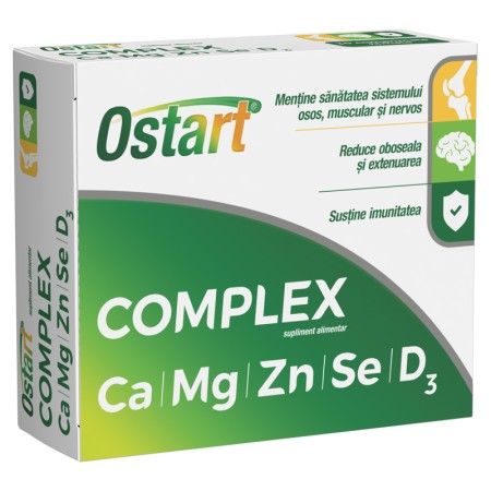 Ostart Complex Ca+Mg+Zn+Se+D3 x 30cpr