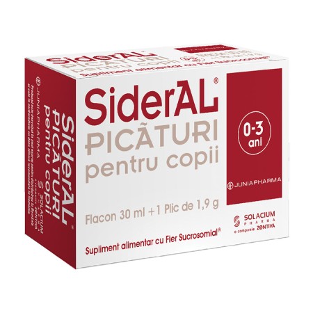 Sideral Picaturi Pentru Copii x 30ml +1pl x 1.9g