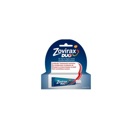 Zovirax Duo crema 50mg/10mg/g x2 g