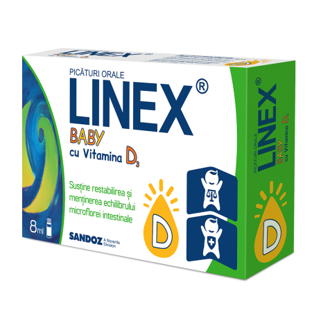Linex Baby Cu Vit D3 Pic 8ml x 1 fl