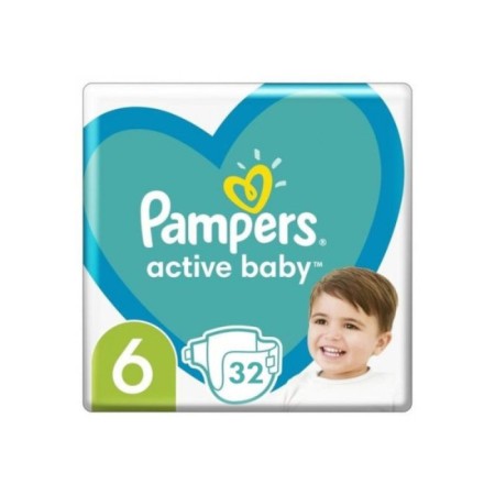 Pampers 6 Active Baby 13-18kg x 32