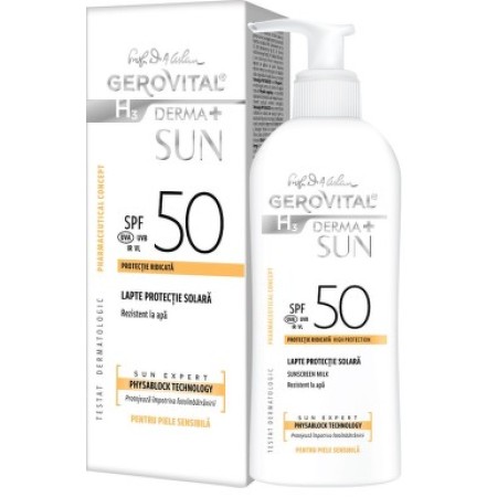 Gerovital SUN H3D+ Lapte SPF50 150ml 46760