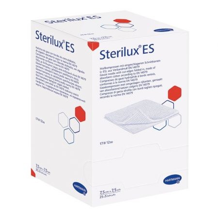 Hartmann Sterilux Comprese 7.5cm x 7.5cm 25 buc x 5 straturi
