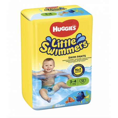 Huggies Pamp.Little Swimmers Chilotei 7-15kg x 12