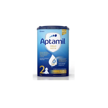 Lapte Praf Aptamil Cesar Biotik 2 800g