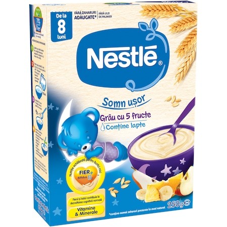 Nestle Cereale Somn Usor Cu 5 Fructe x 250g