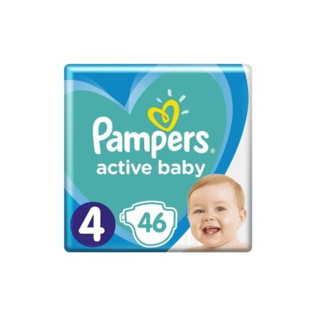 Pampers 4 Active Baby  9-14kg x 46