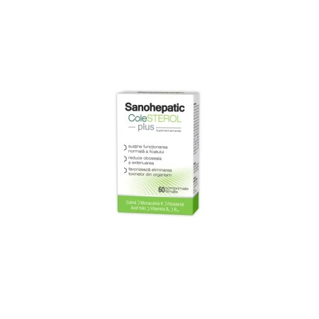 Zdrovit Sanohepatic Colesterol Plus x 60 cpr