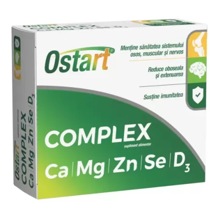 Ostart Complex Ca+Mg+Zn+Se+D3 x 40 cpr