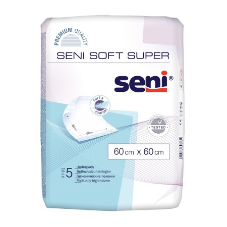 Seni Soft Paturica Bed Pads 60/60 x 5buc