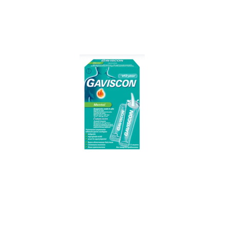 Gaviscon Menthol 24 plicuri x 10ml susp orala