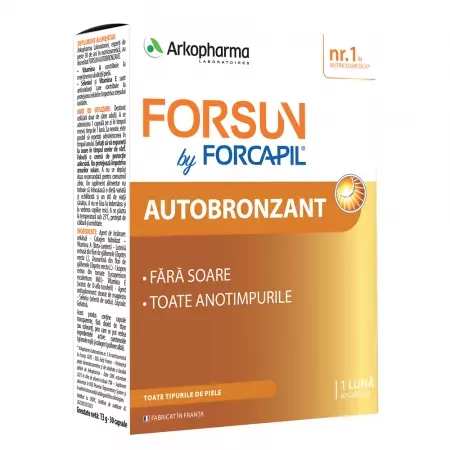 Arko Forsun Forcapil Autobronzant x 30 cps.