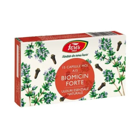 Fares Biomicin Forte capsule x 15 buc