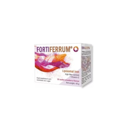 Fortiferrum P x 30 pl.Fier lipozomal+Fibre+Vit.C