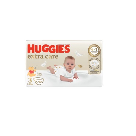 Huggies Pamp. Extra Care 3 x 40buc 6-10kg