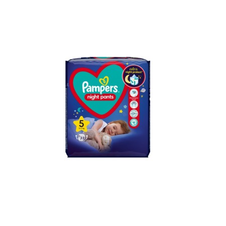 Pampers 5 Pants Night 12-17 kg x 22 buc