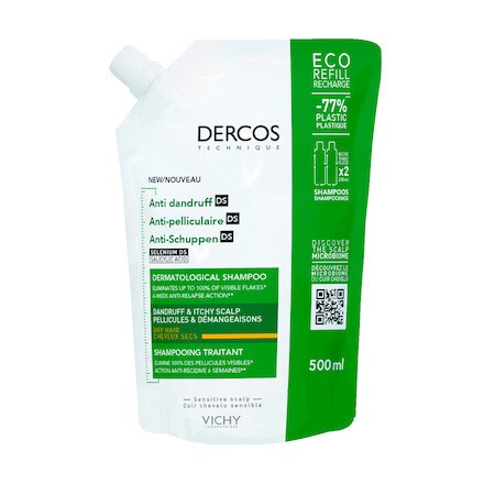 Vichy Dercos Sampon Antimatreata Par Uscat ECO 500ml