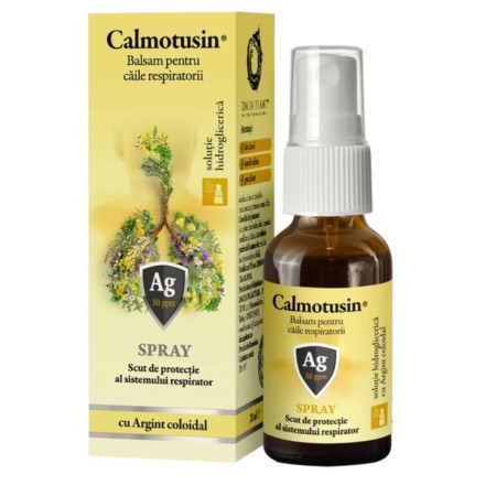 Calmotusin Spray Balsam Cu Argint Coloidal 20ml