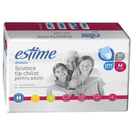 Estime Dinamic Scutece adulti  Chilot M x 30