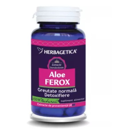 Herbagetica Aloe Ferox x 60cps + 60  (-50% )
