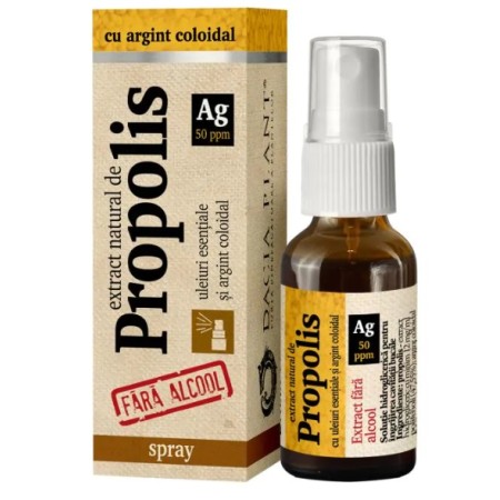 Propolis cu Argint Coloidal fara Alcool Spray 20ml
