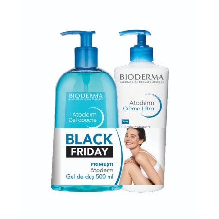 Bioderma Atoderm Crema Parfumata 500 ml + Atoderm Gel de Dus 500 ml