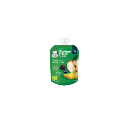 Gerber bio  mar banana afine mure x 80g