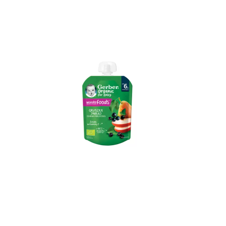 Gerber  bio para mar coacaze negre x 80g