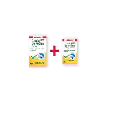 W Cartilaj de Rechin 740mg x 100cps +30cps CADOU