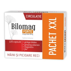 Zdrovit Bilomag Forte Circulatie x 90 cps+30 Cadou