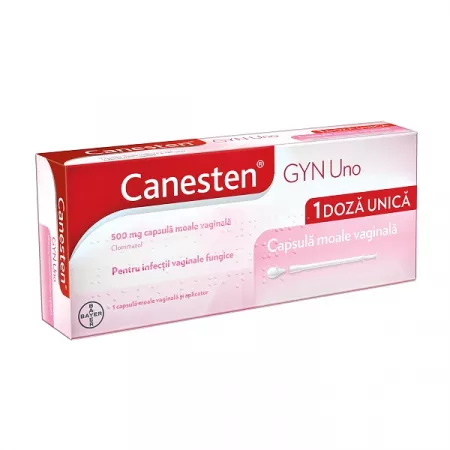 Canesten Gyn Uno 500mg * 1cps moale vag