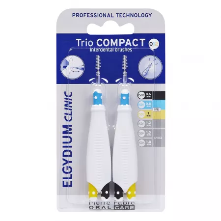 Elgydium Periuta Clinic Interd. Tricompact Mix Black Very Narrow