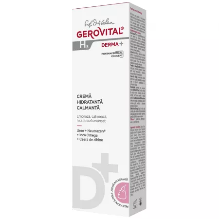 Gerovital H3 Derma+ Crema hidratanta calmanta x 50 ml