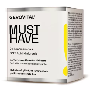 Gerovital Must Have crema sorbet booster hidratant x 50 ml
