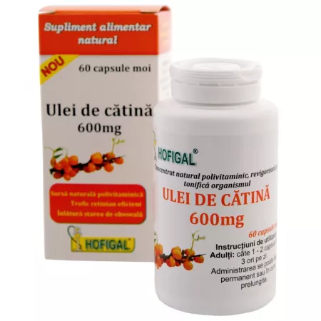 Hofigal Ulei Catina 600mg-cps. moi x 60