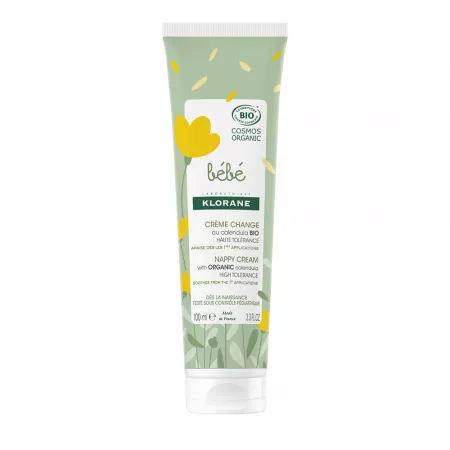 Klorane Bebe Crema pt schimbarea scutecului Bio x 100ml