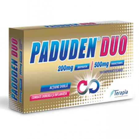 Paduden Duo 200mg/500mg x 10 cpr. film.-Terapia