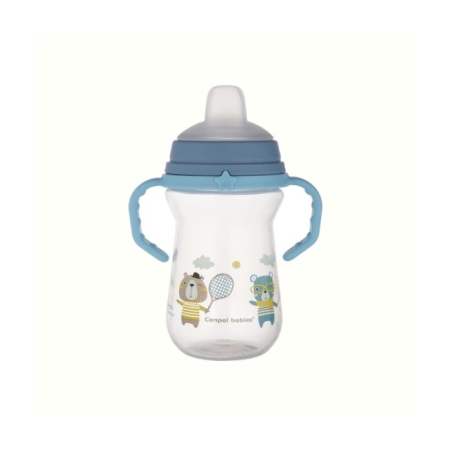 Canpol 56/613 Cana Cu Cioc Silicon 250ml BLU (Bonjour Paris)