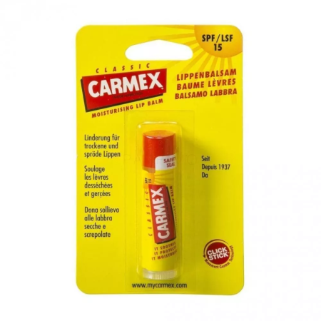 Carmex Balsam Buze Stick SPF 15 Classic x 4.25g