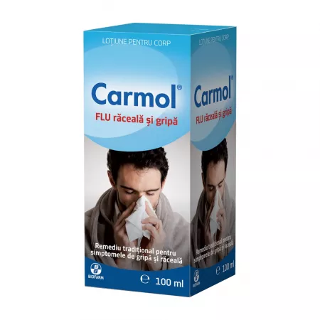 Carmol Flu lotiune 100ml Biofarm