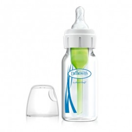 Dr Brown  Biberon cu Gat Ingust PP 250ml Options +