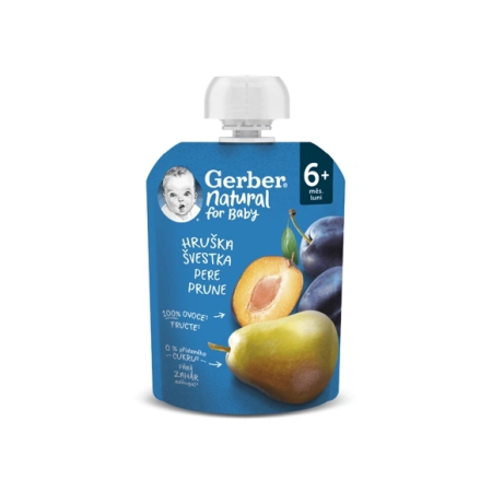 Gerber Natural Pere Prune  luni +90G