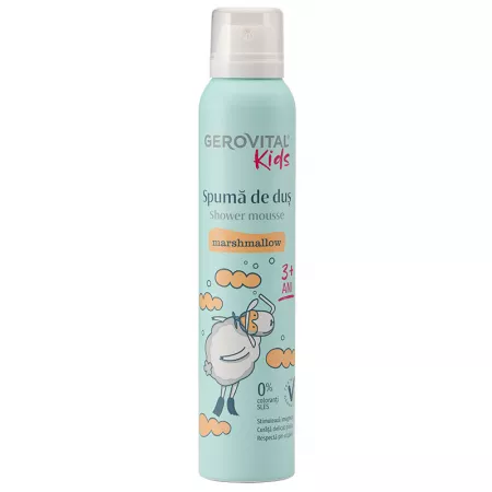 Gerovital kids Spuma dus Marshmallow x200ml