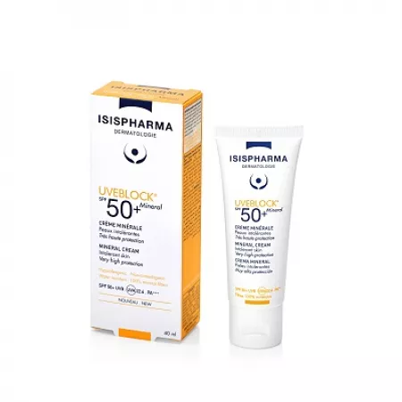 Isis Uveblock 50+ mineral cream x 40ml