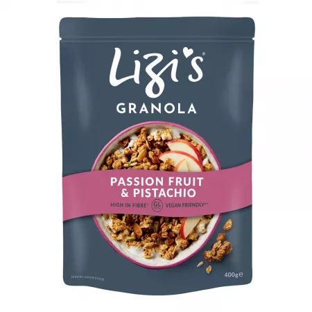Lizi -s Granola Fructul Pasiunii si Fistic x400g