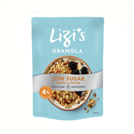 Lizi-S Granola (Low SUGAR) Bogat in fibre si cu cont. scazut de zahar 500g