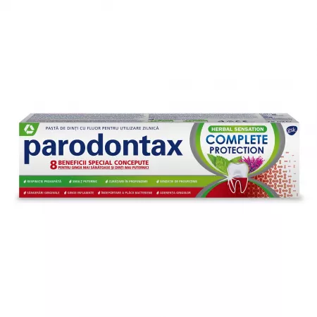 Paradontax Pasta Dinti Complete protection Herbal Sensation x 75 ml