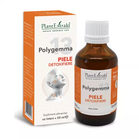 Plant E Polygemma nr. 13 Piele-Detoxifiere x 50ml