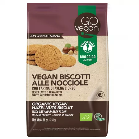 Probios biscuti vegani alune ovaz si faina de orz x250g