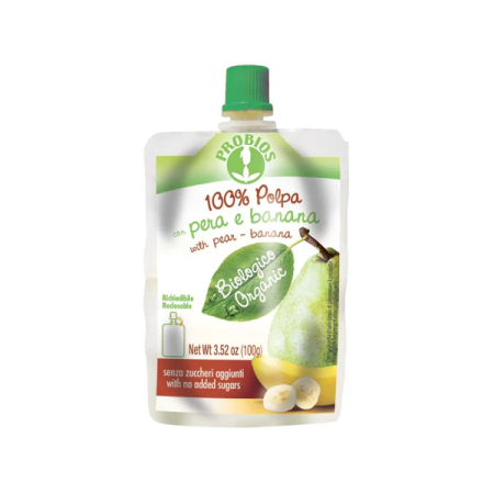 Probios Pulpa de Para Banana Fara Zahar pack x100g